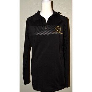 Nike Pro Combat Dri-Fit Women’s Livestrong 1/4 Zip Pullover L/S Black Sz L